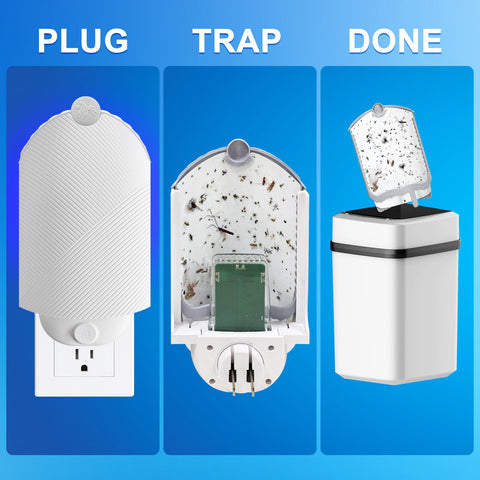 BAIMNOCM Plug-in installation enables convenient pest control in any room.