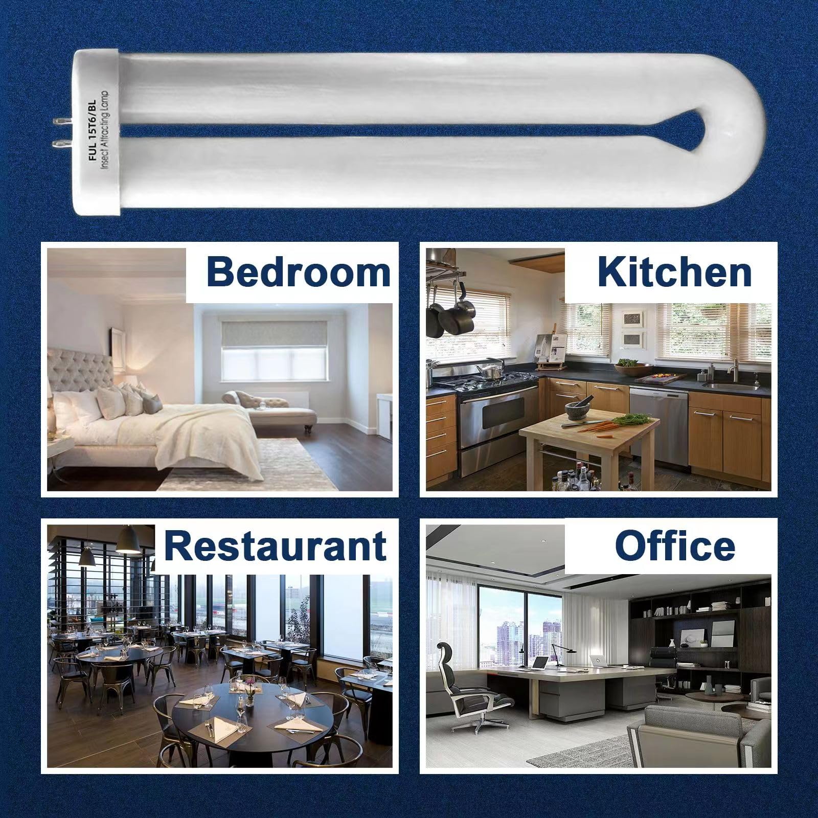 BAIMNOCM FUL15-BL bulb shown lasting up to 6000 hours.