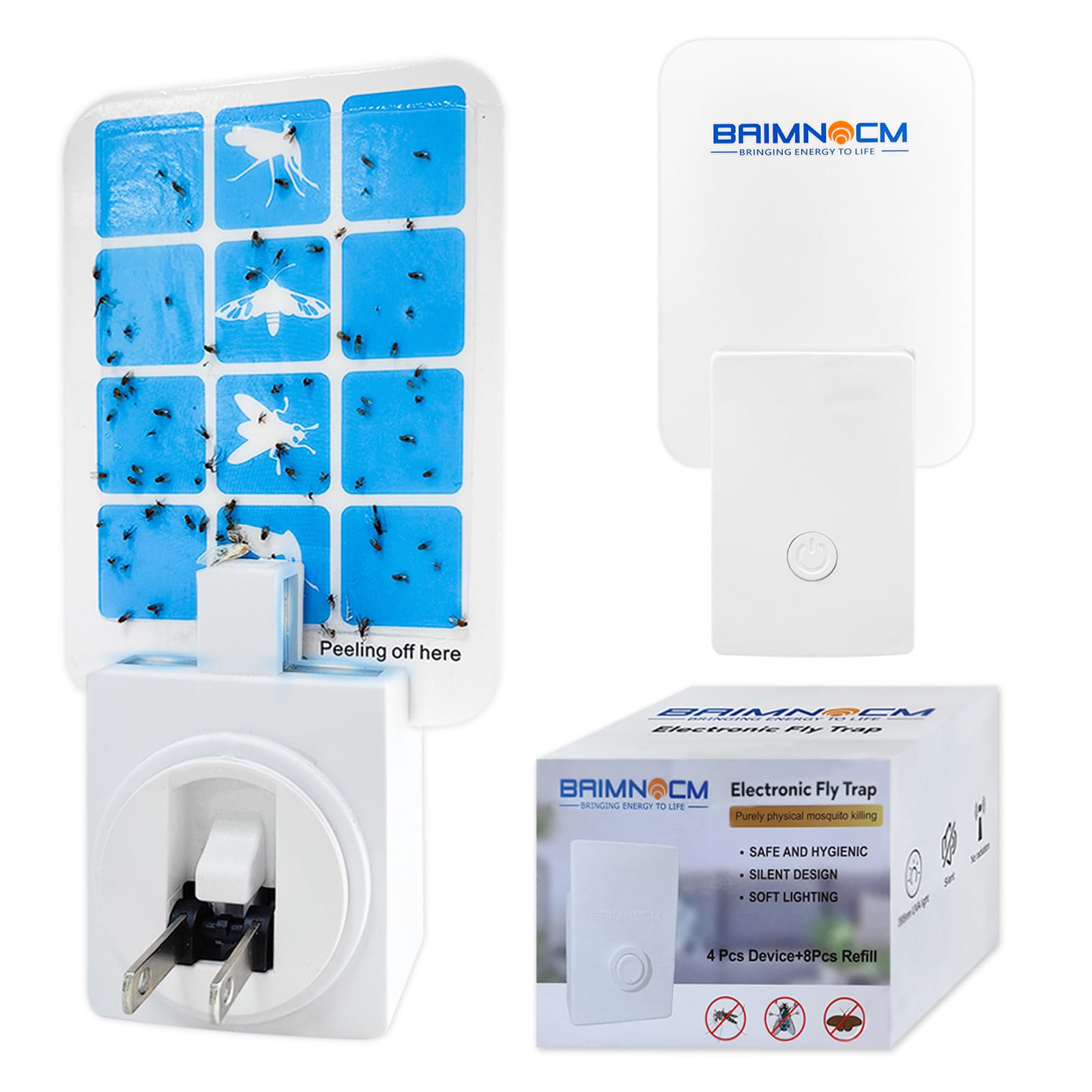 BAIMNOCM gnat traps for house attract pests without chemicals