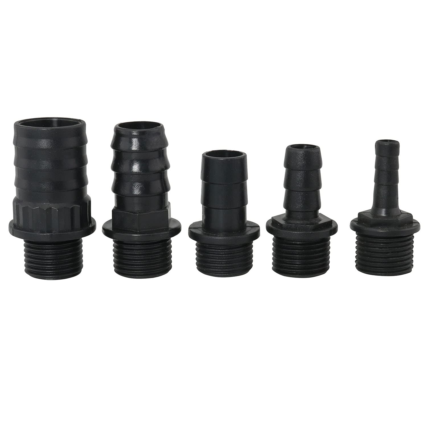BAIRONG nozzles kit with 5 sizes enables customizable fountain spray options