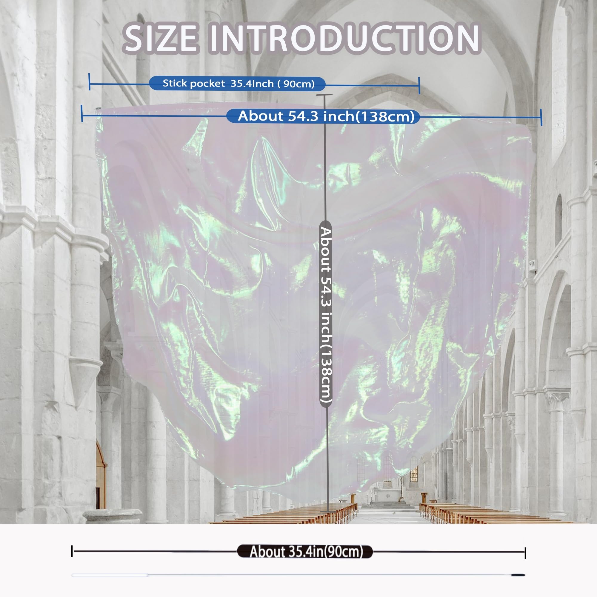 Baisdan flexible rods bend freely for smooth flag movements