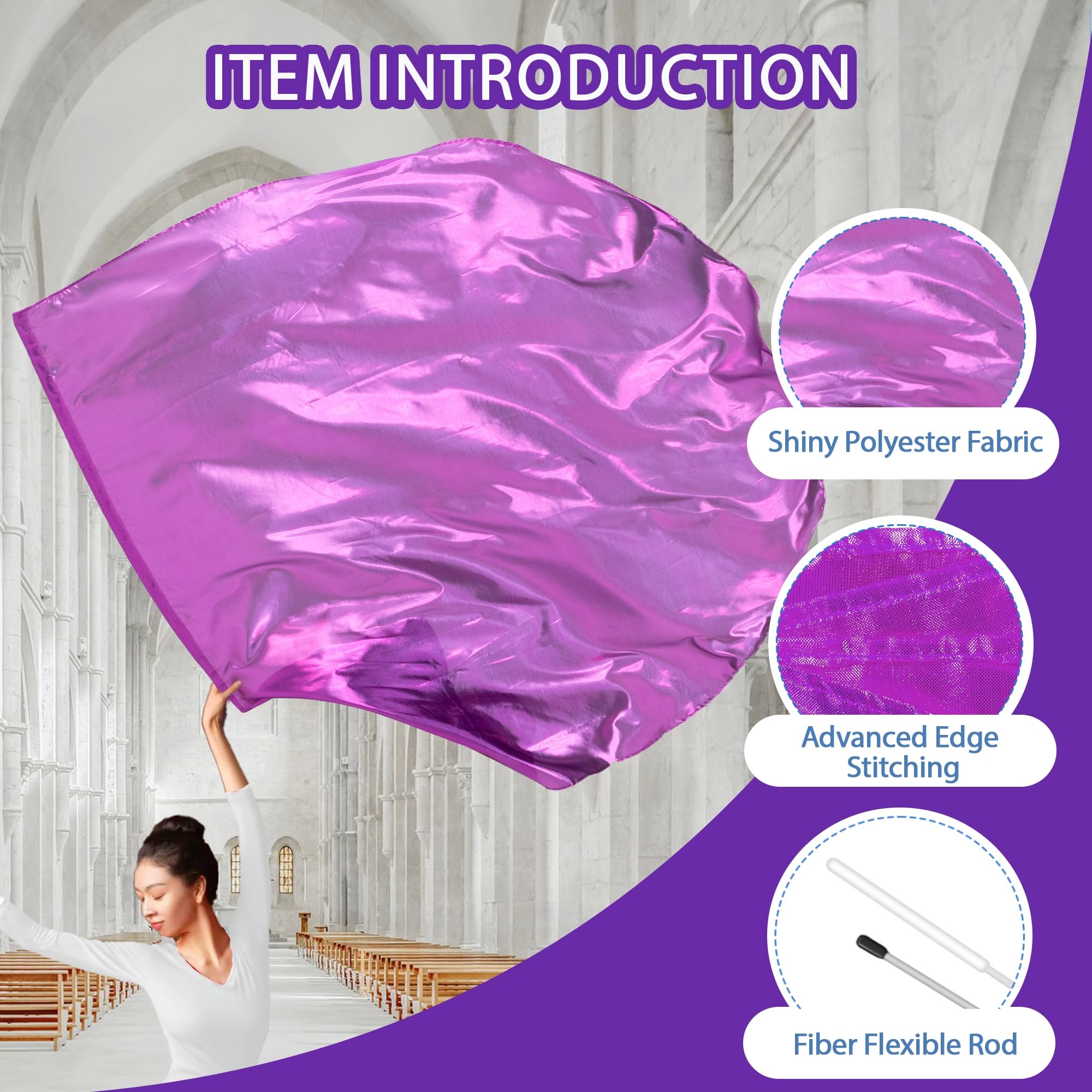 Baisdan polyester flags appear shiny and lightweight for easy handling