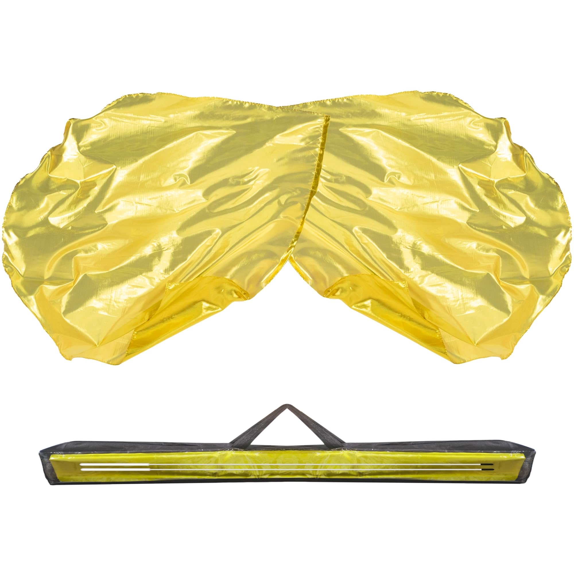 Baisdan worship flags 54x54 gold set for dynamic praise dance