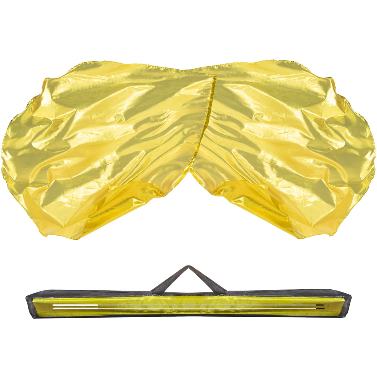 Baisdan worship flags 54x54 gold set for dynamic praise dance