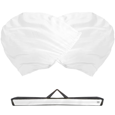 Baisdan worship flags 54x54 with silk-like chiffon for graceful worship visuals.