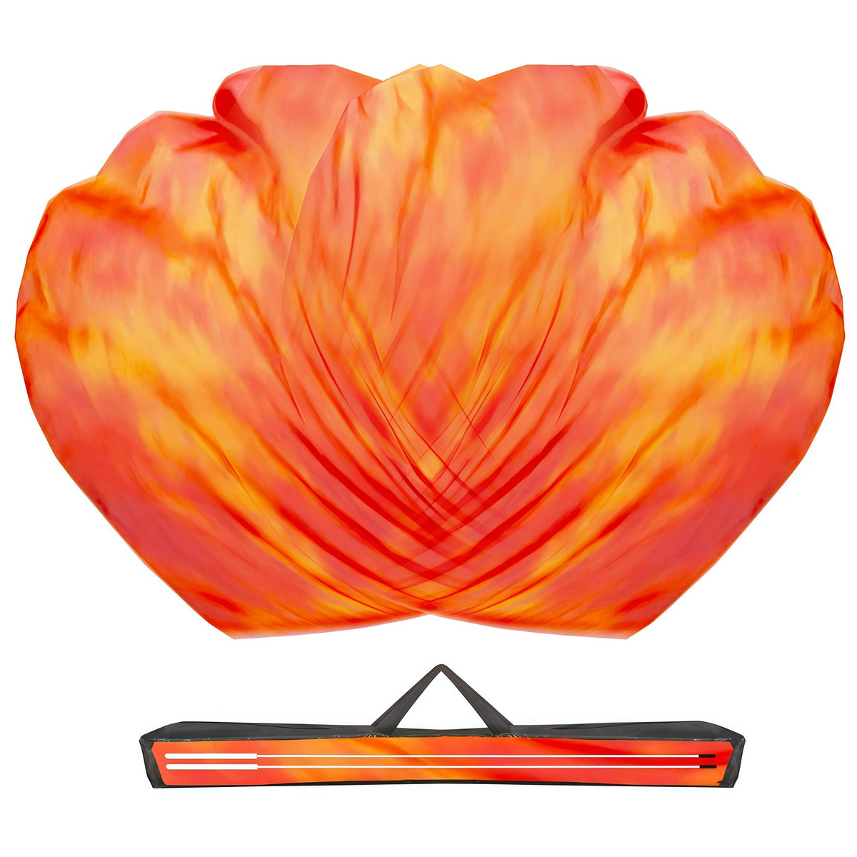 Baisdan worship flags with silk-like chiffon fabric for vibrant worship visuals.