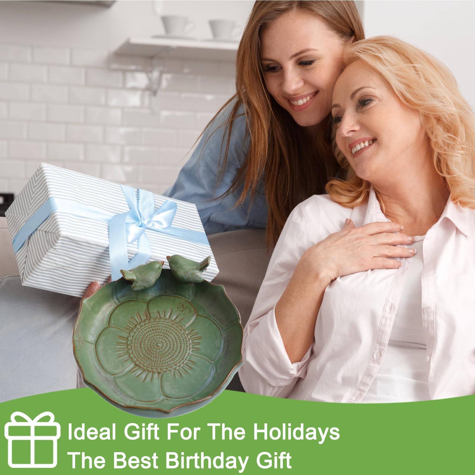 Bakayoyo durable ceramic finish resists peeling and stays bird-safe.
