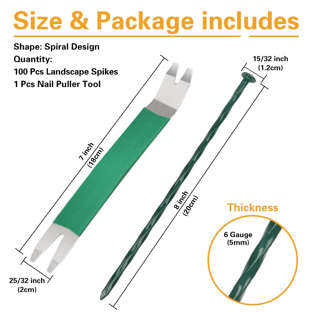 Bakulyor 6-gauge steel stake closeup showing rugged durability and finish.
