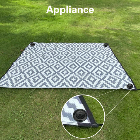 Bakulyor 6-inch stakes install quickly for rug security.
