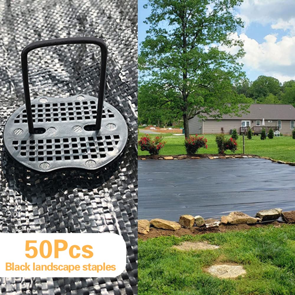 Bakulyor pick hook aids easy staple removal from ground.