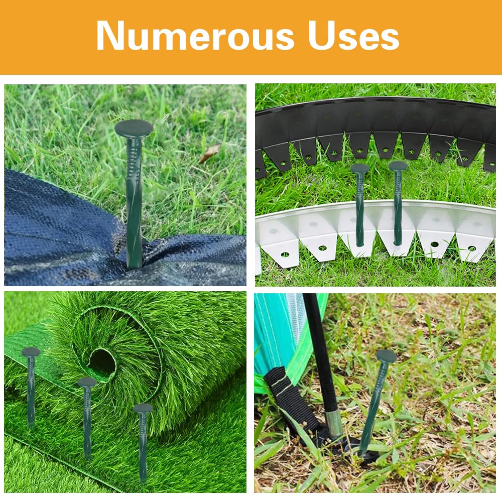 Bakulyor stake with nail puller enables easy removal and reuse.
