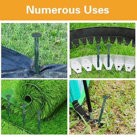 Bakulyor stake with nail puller enables easy removal and reuse.