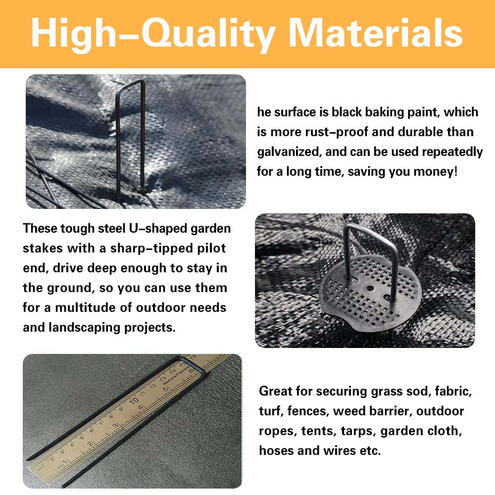 Bakulyor versatile pins hold fabric, sod, fences, hoses, and more.