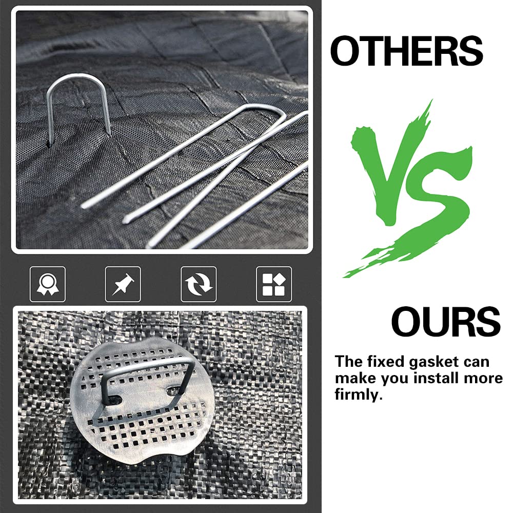 Bakulyor washers compatible with tents, tarps, hoses for stability.