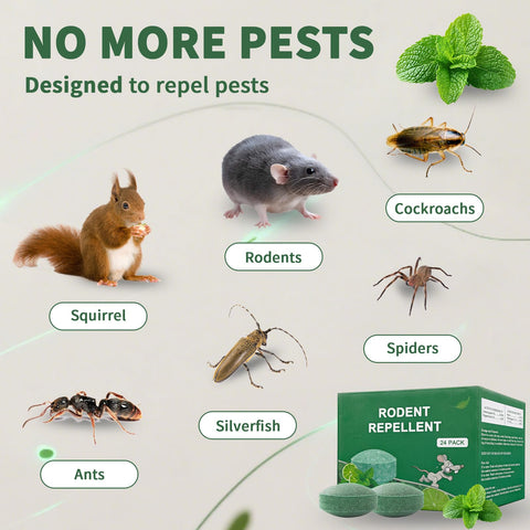 Indoor and outdoor peppermint deterrent use from Balancexlite Plus