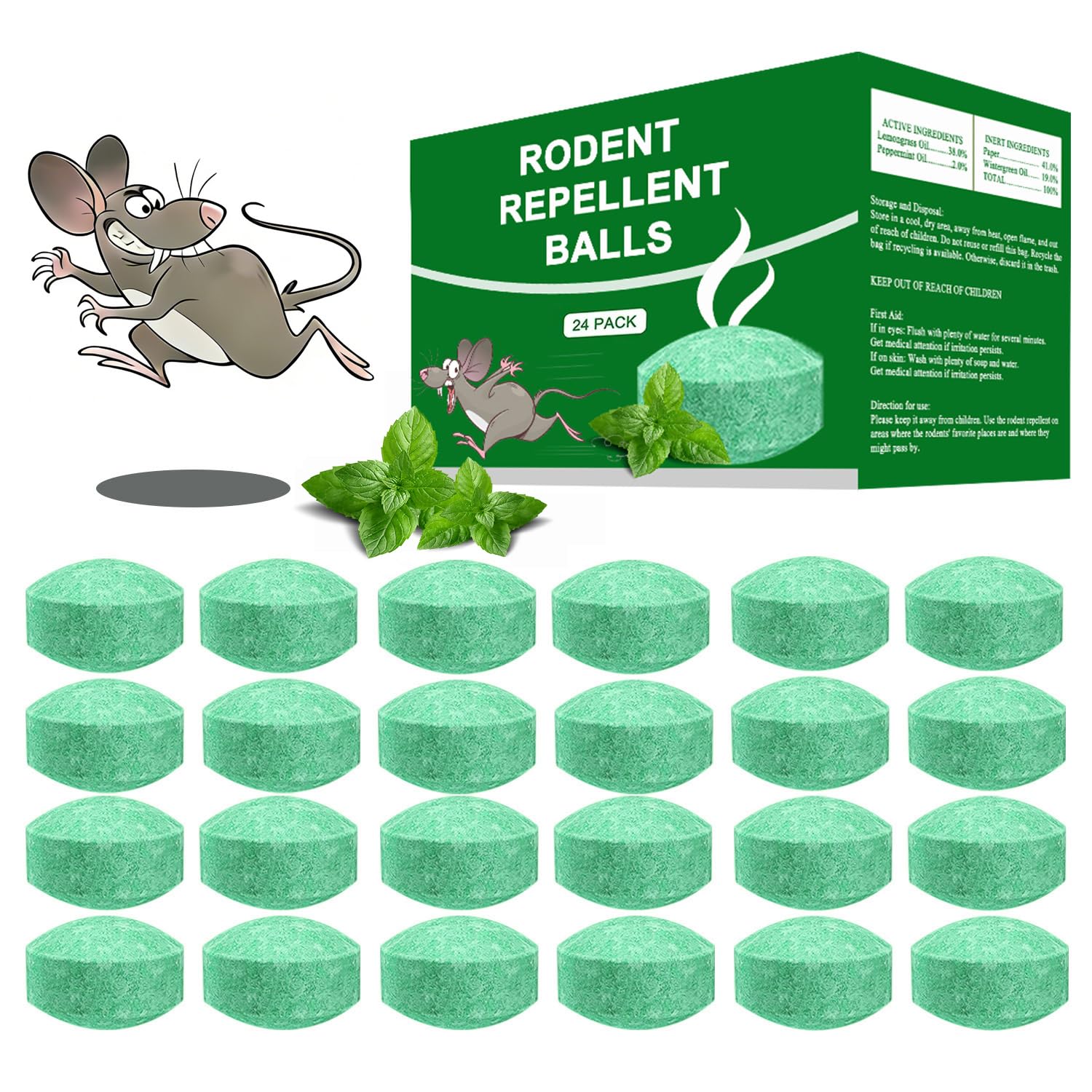 Balancexlite Plus peppermint pellet pack for natural rodent deterrence in homes