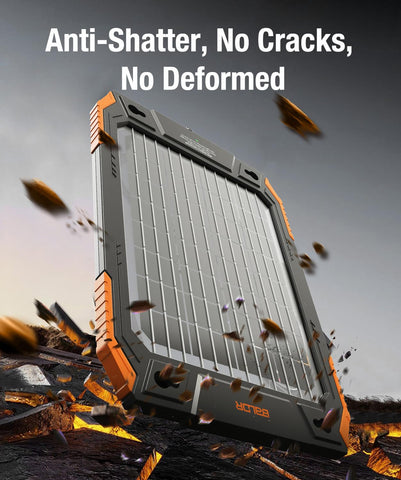 Baldr MPPT tech optimizes sun for efficient charging.
