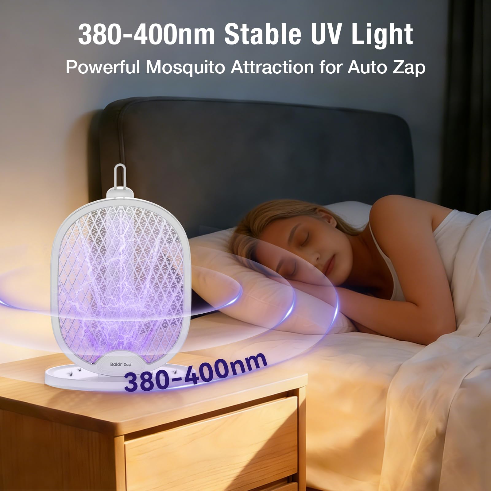 Baldr 180-degree rotatable design enables compact storage.