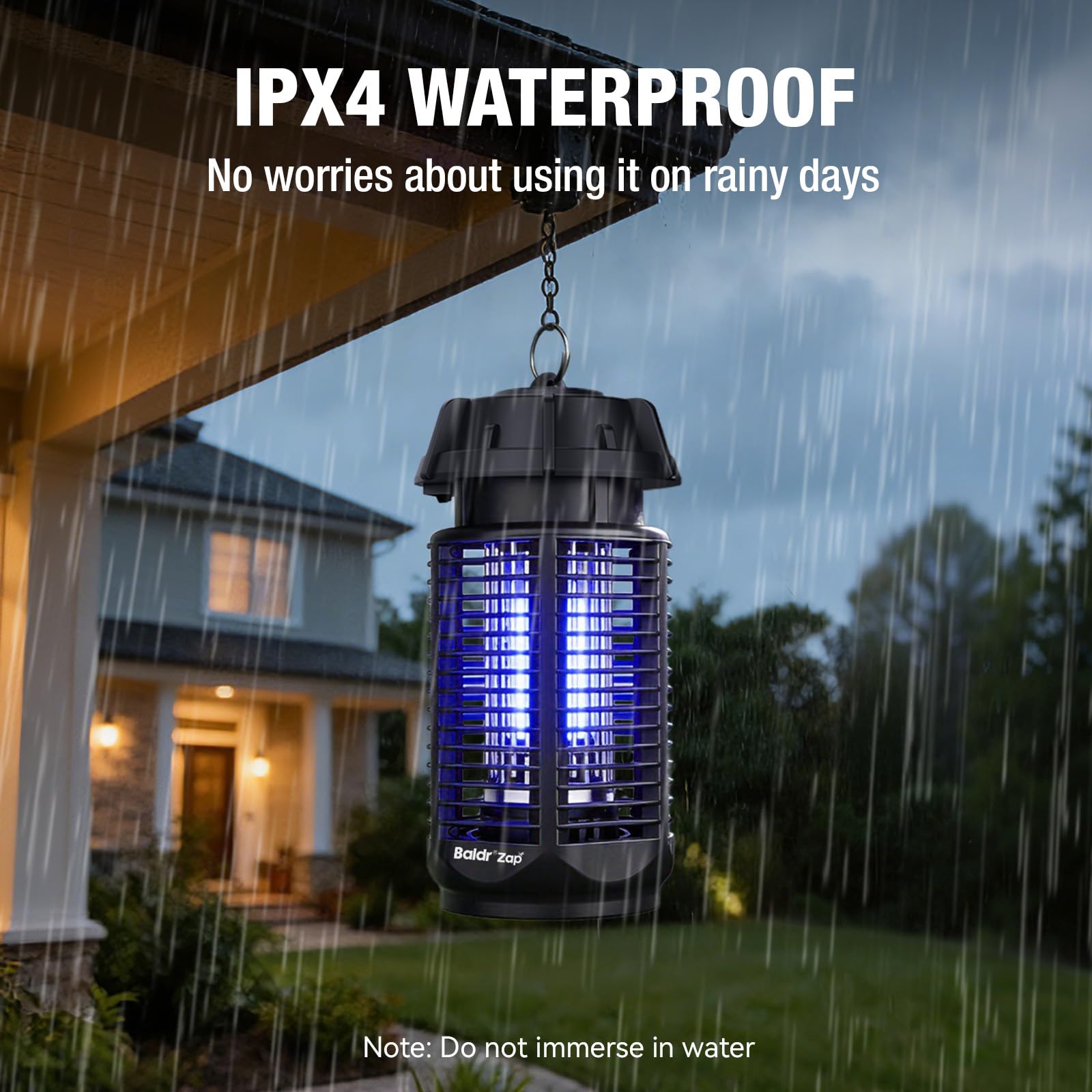 Baldr Bug Zapper half-acre coverage ideal for patios and yards