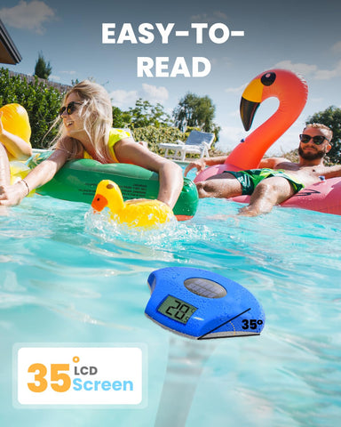 Baldr IPX8 waterproof thermometer withstands rain and splashes while reading.