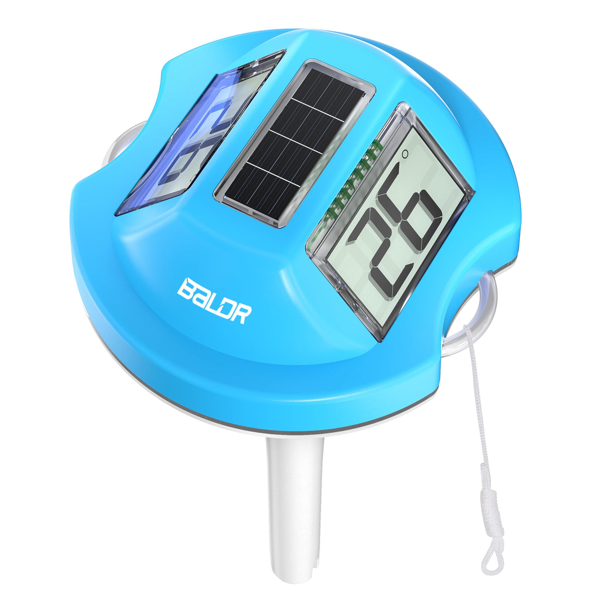 Baldr pool thermometer floating with dual large screens for quick reading from a distance