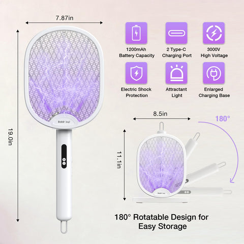 Baldr rotatable-180-degree design stores easily without occupying extra space.