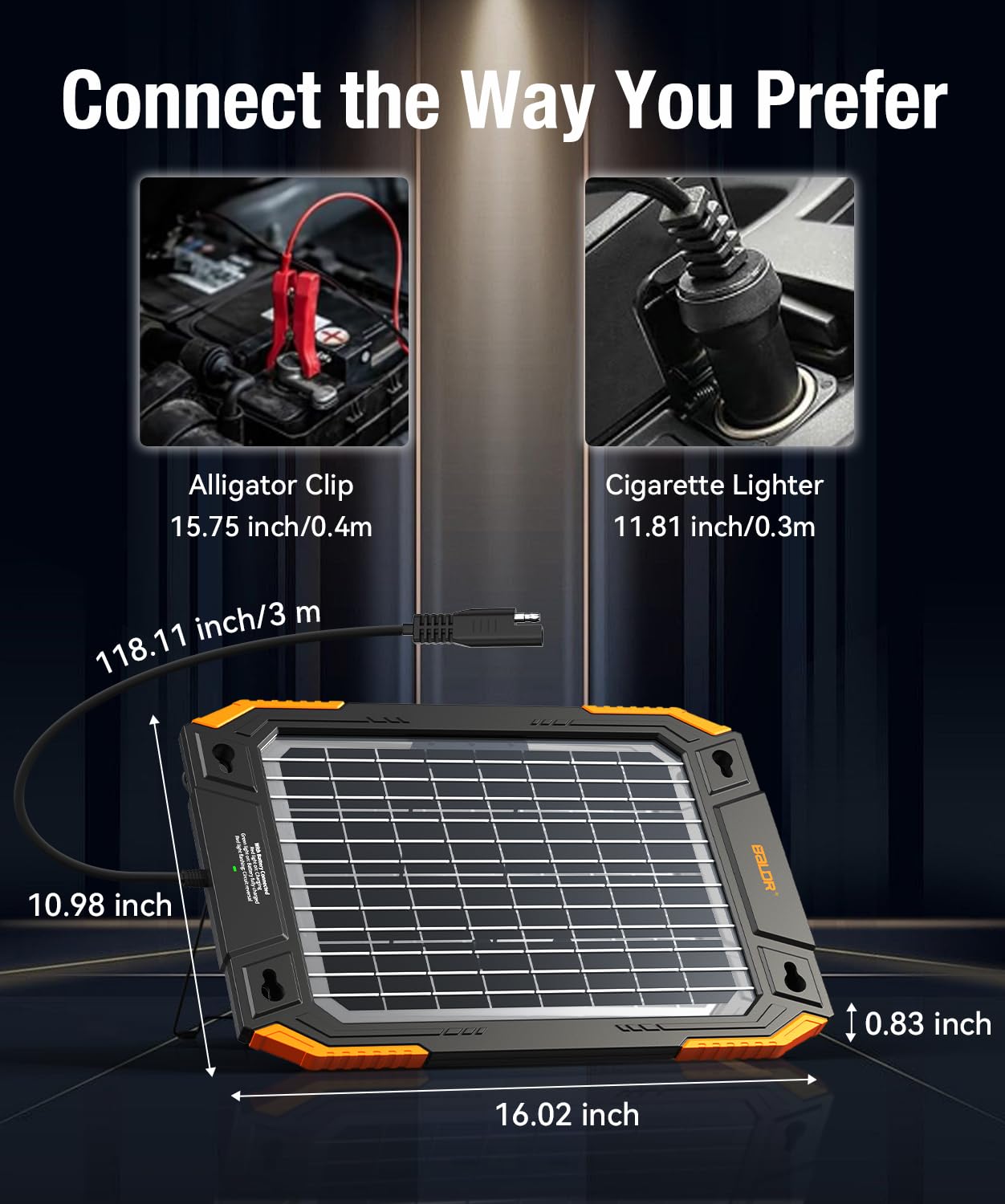 Baldr one-year warranty with replacement service.