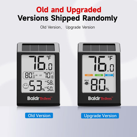 BaldrTherm digital display close-up with a large 3.2-inch screen for easy reading