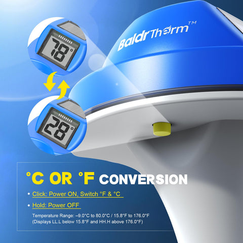 BaldrTherm versatile use in pools, jacuzzis, spas, and baths