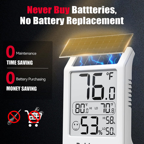 BaldrTherm solar-powered module keeps readings alive in any light.