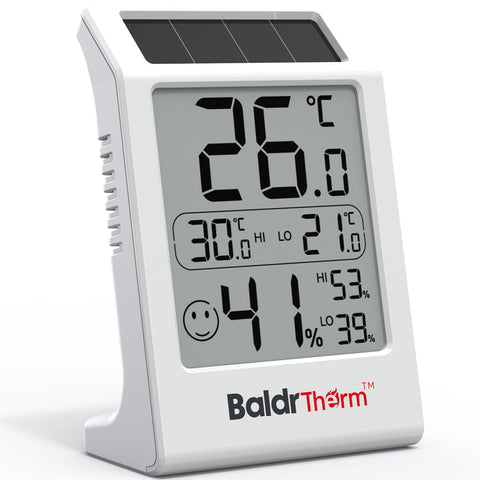 BaldrTherm thermometer display for quick, clear temperature checks.