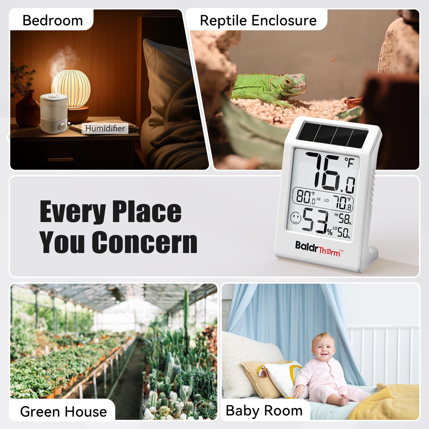 BaldrTherm white design with trusted BaldrTherm branding and warranty.