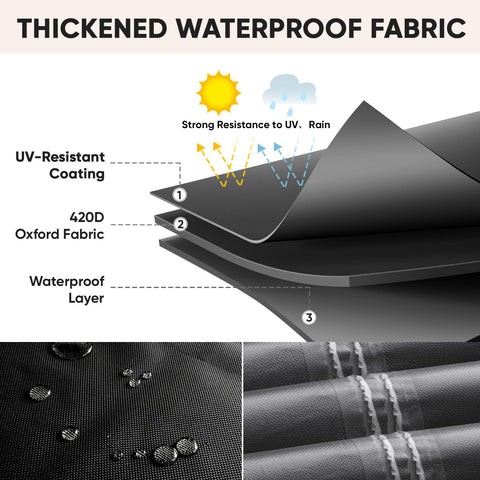 BALEINE vents promote airflow to keep furniture dry.
