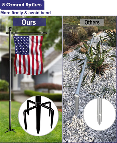 BALIE SPACE 1-inch thick pole designed to endure weather