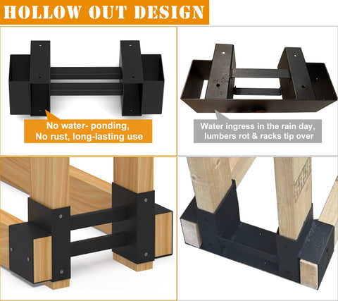 BALIE SPACE brackets assembly closeup highlights sturdy 2mm steel and hole layout
