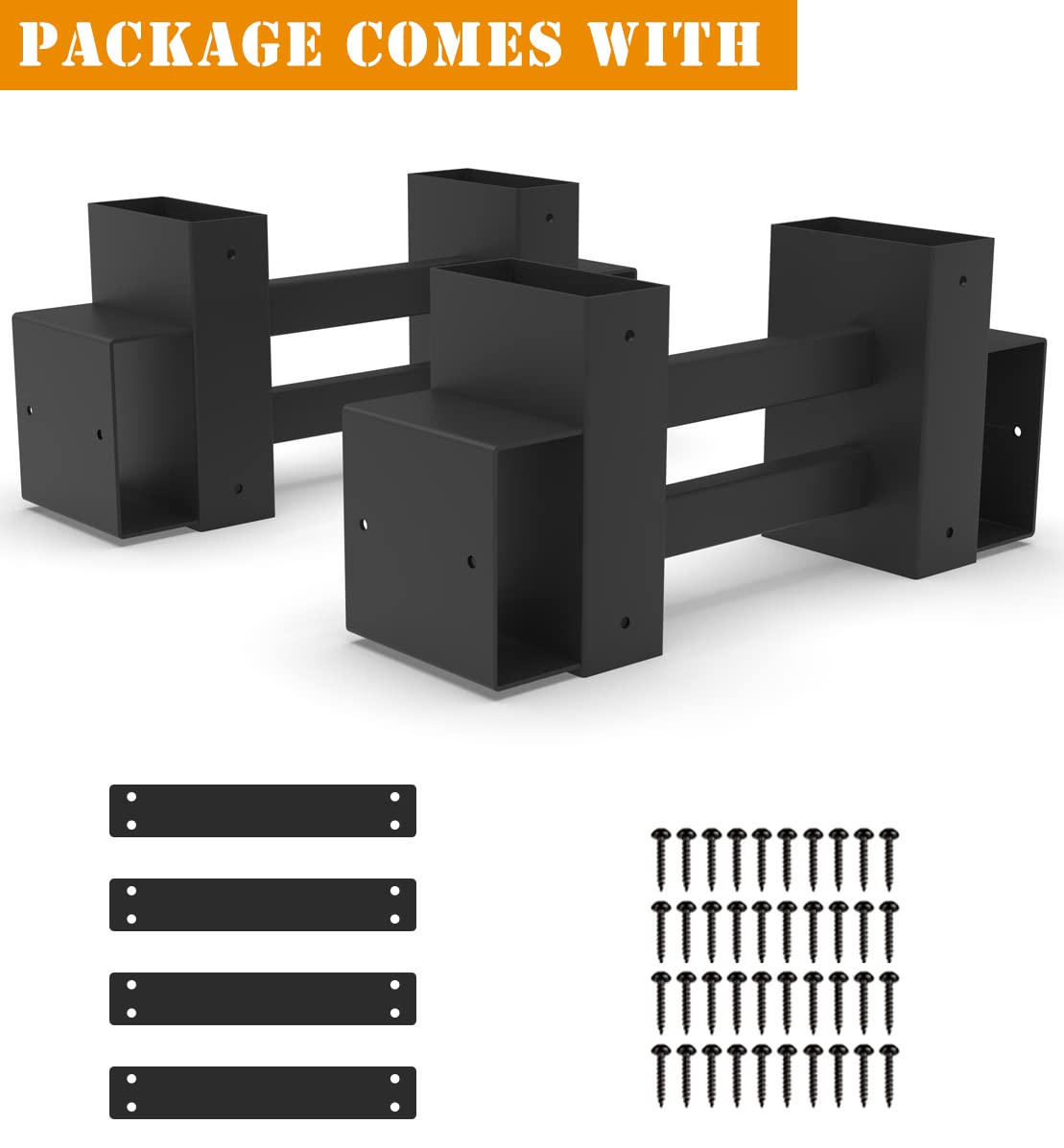 BALIE SPACE screw kit included enables quick DIY installation