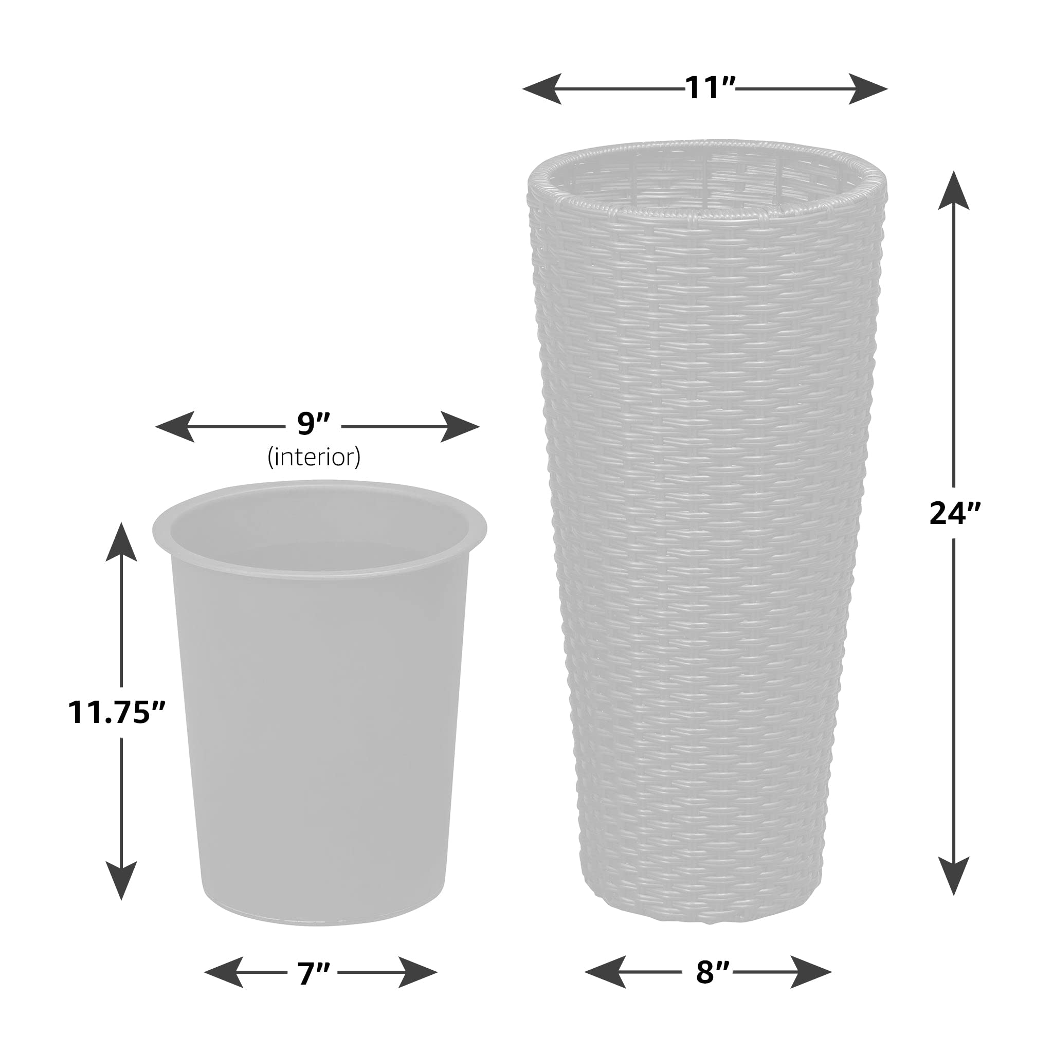Drain plug enables easy drainage and floor protection