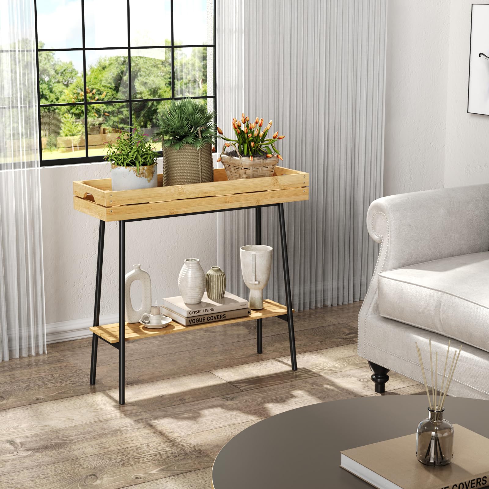 BAMBANG compact indoor stand fits small spaces like apartments or balconies