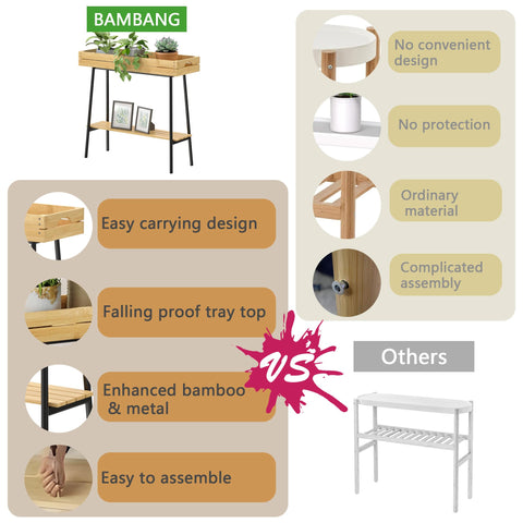 BAMBANG indoors or covered balcony creates a tidy plant corner