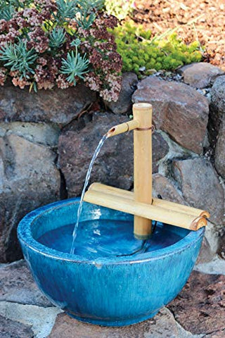 Bamboo Accents adjustable spout height lets you fine-tune sound and flow.