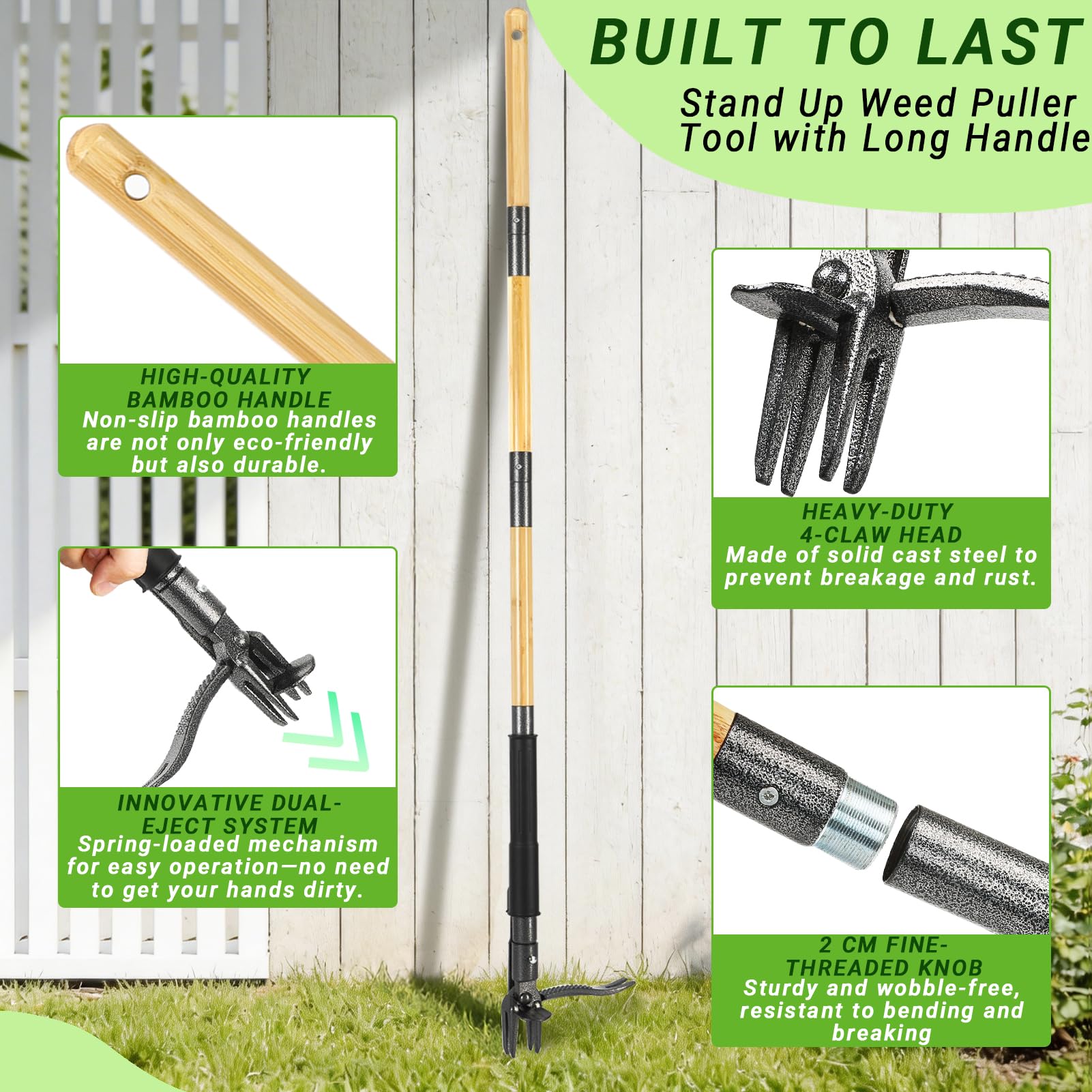 Bamda 57-5 inch reach aids seniors and hobby gardeners
