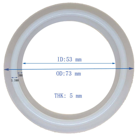 Bamkyait durable gasket graphic highlights long-lasting hot tub sealing benefits.