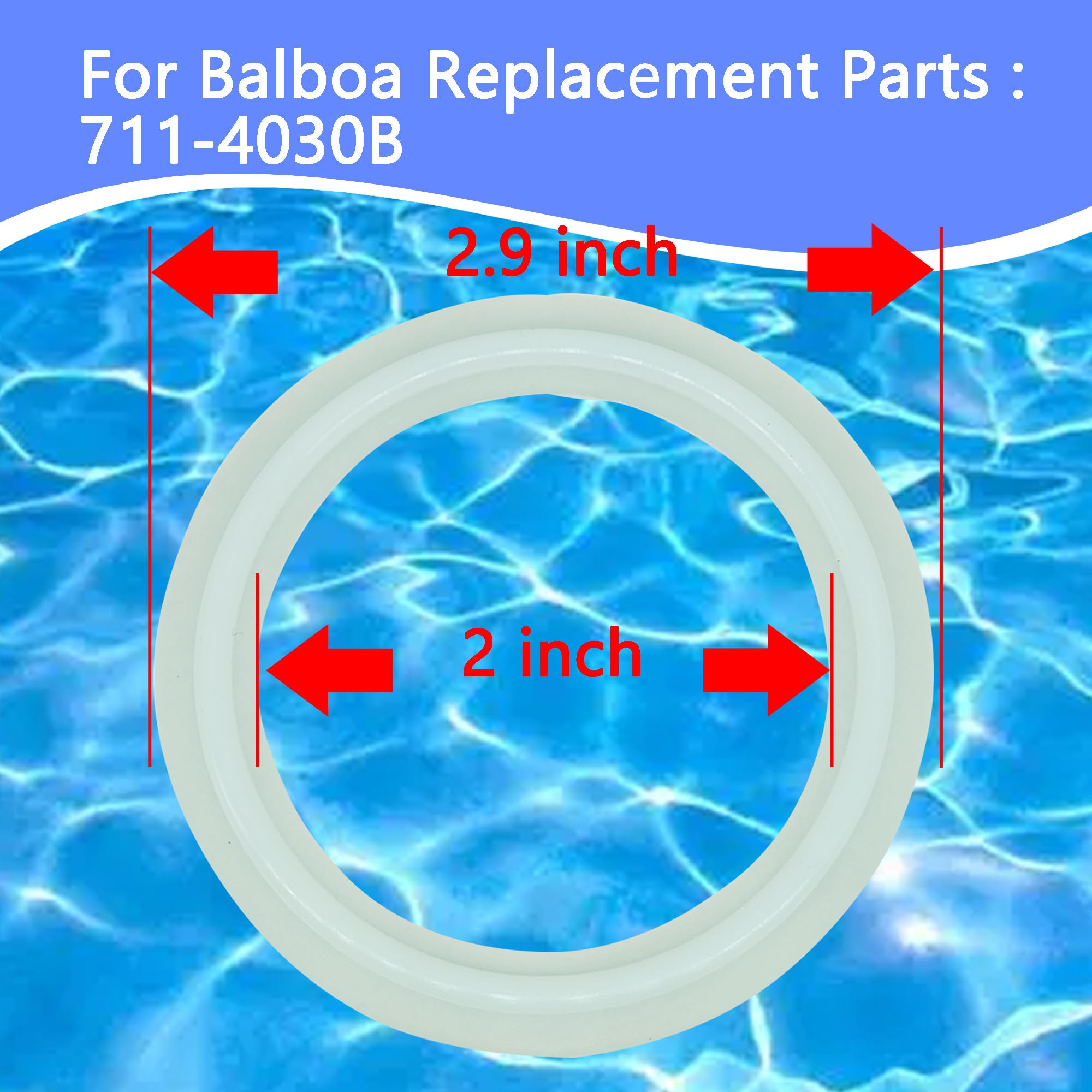 Bamkyait Waterway 4-pack combo spa gasket ensures quick replacement in upgrade projects.