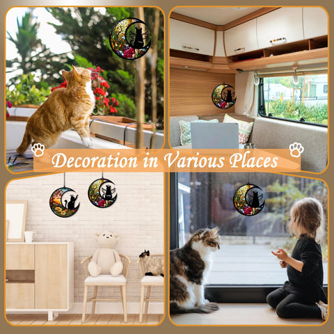 BamLue acrylic sun catcher refracts sunlight for a cozy ambiance