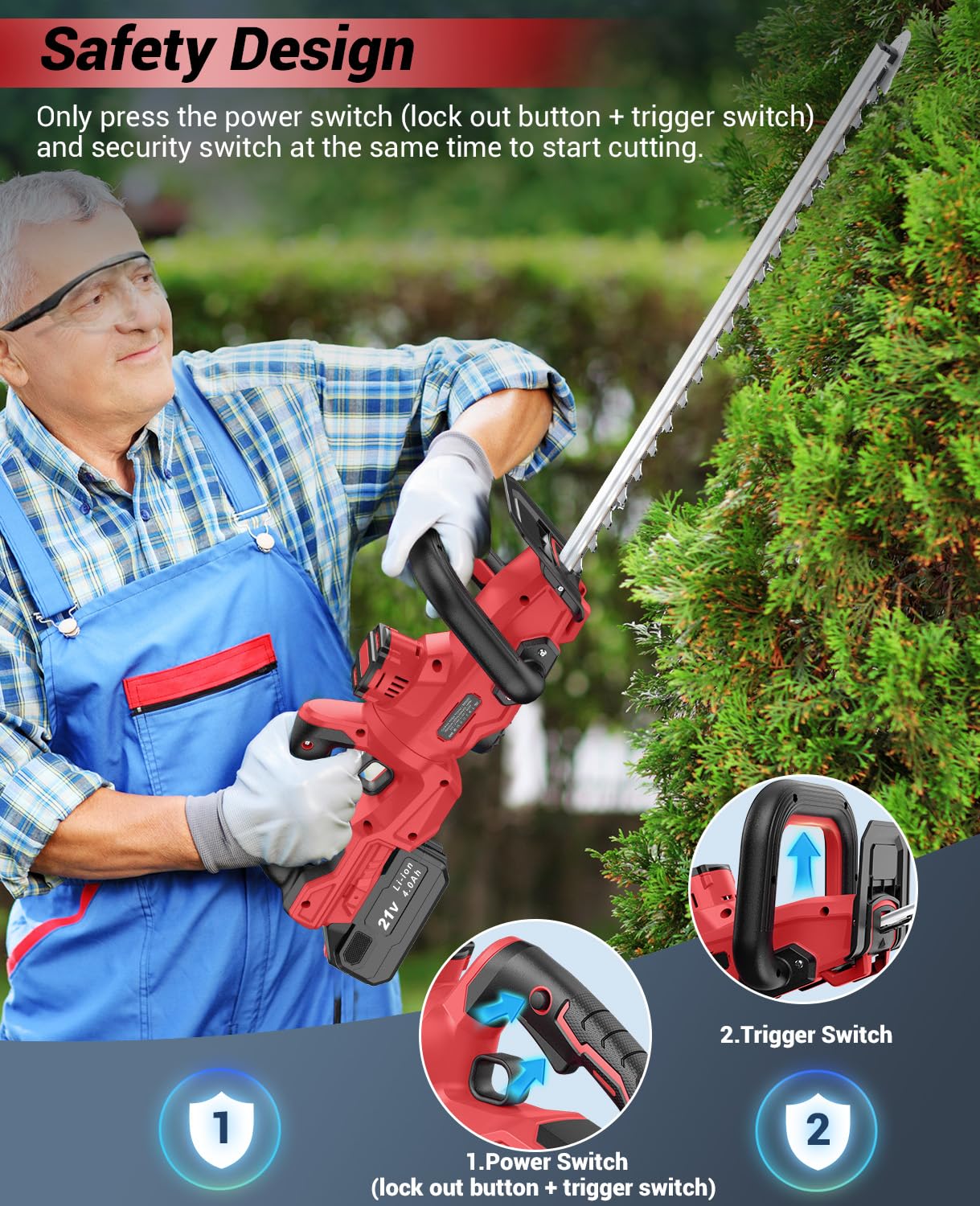 Bamse dual-action blades for clean cuts