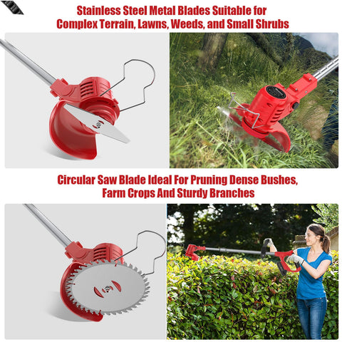 Bamse safety features prevent accidental starts during trimming
