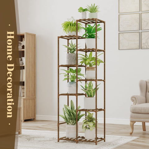 Bamworld easy-assembly plant stand with clear instructions for quick setup