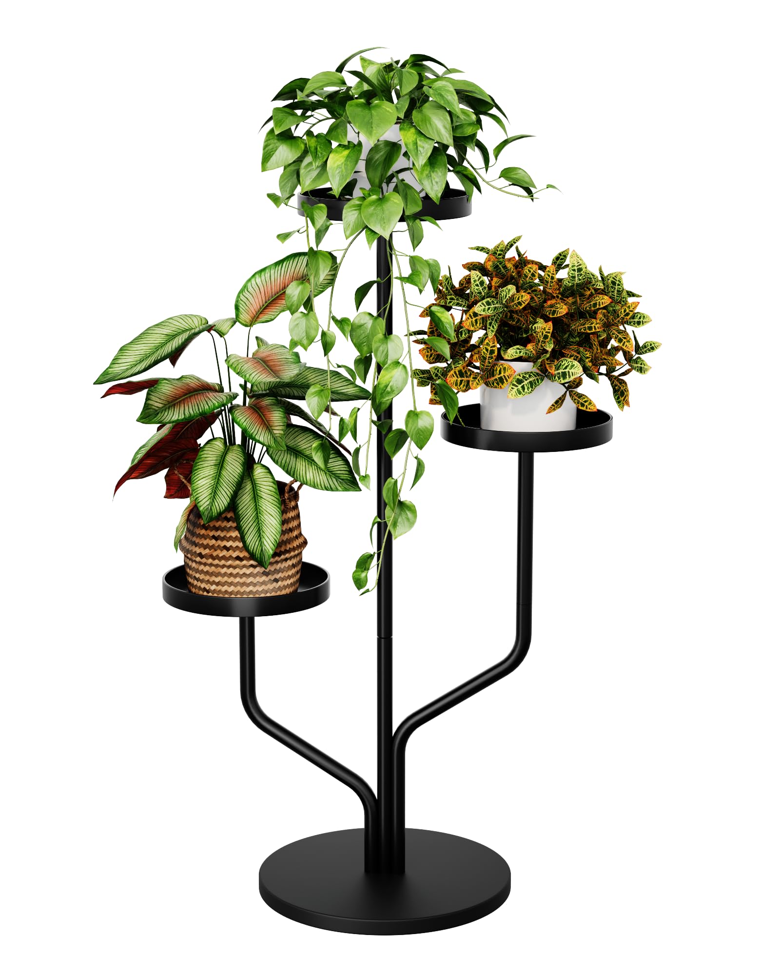 Bamworld bedroom living room decor stand keeps plants organized and accessible.
