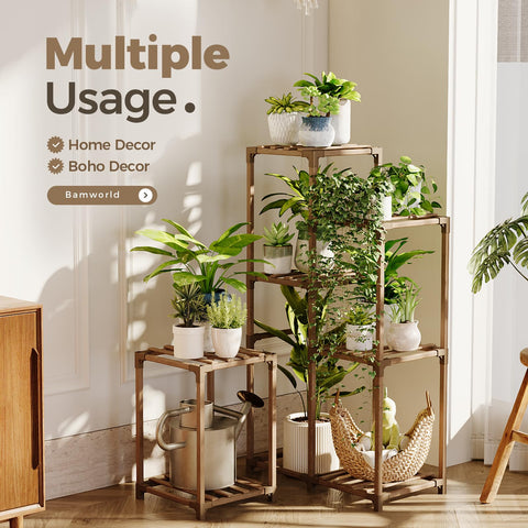 Bamworld carbonized eucalyptus wood highlights durable, water-resistant construction.