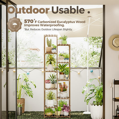 Bamworld carbonized wood stand delivers moisture and heat resistance.